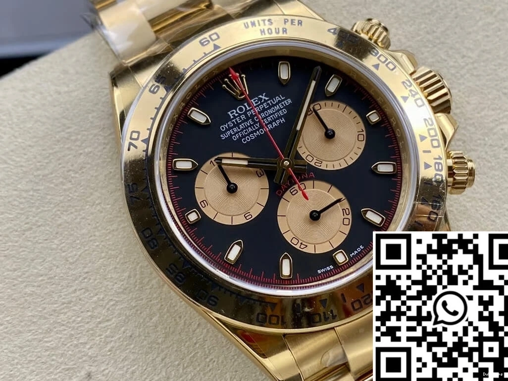 Gold M116508-0009 Clean Rolex Daytona Factory Yellow Cosmograph 1130